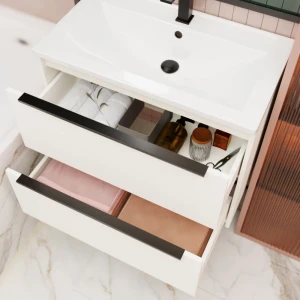 Тумба под раковину La Fenice Tesoro Platina 100 белый