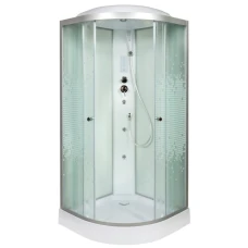 Душевая кабина DTO L 909 90х90 с гидромассажем и электрикой
