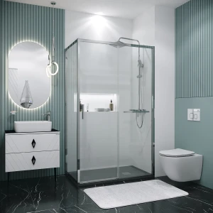 Душевой уголок Grossman Style 120.K33.05.1280.10.00 120х80 хром