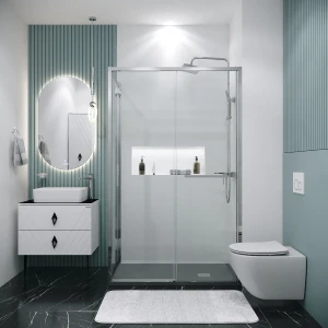 Душевой уголок Grossman Style 120.K33.05.1090.10.00 100х90 хром
