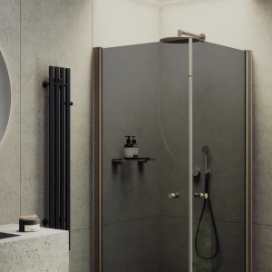 Душевой уголок Maybah Glass на монопетлях 80х80 MGY-1296-2 Графит