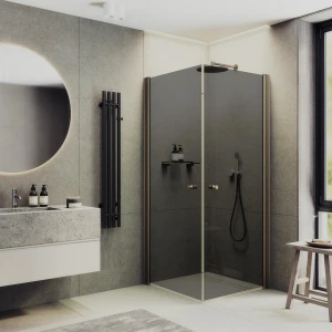 Душевой уголок Maybah Glass на монопетлях 80х80 MGY-1296-2 Графит