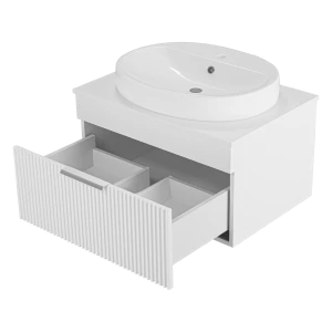 Тумба под раковину Brevita Enfida 70 подвесная (белая)