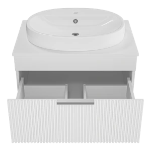 Тумба под раковину Brevita Enfida 70 подвесная (белая)