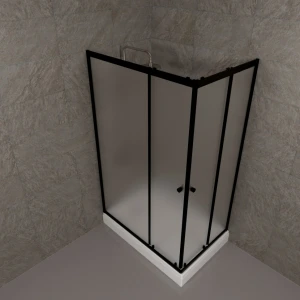 Душевой уголок Triton Вента-Блэк-Вельвет 120х80
