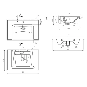 Раковина Dreja Grace 70