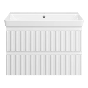 Тумба под раковину Brevita Victory 80 подвесная (белая)