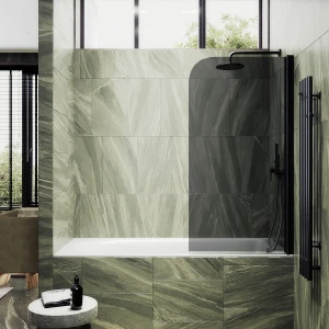 Шторка на ванну Maybah Glass поворотная на монопетле 40х140 MGV-603-6 Графит