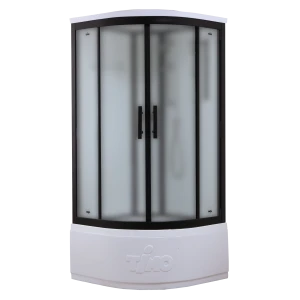 Душевая кабина Timo Standart T-6600 Black Fabric 100х100х220, турецкая баня хамам