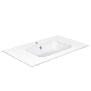 Раковина VсB-2N800W из искуственного камня, цвет белый