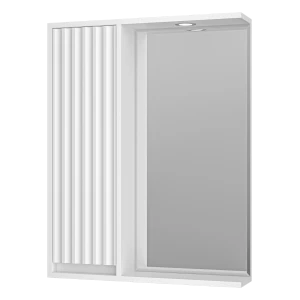 Зеркальный шкаф Brevita Balaton 65 левый (белый)