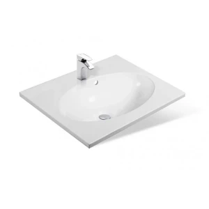 Тумба с раковиной Эстет Vegas 80 подвесная, 2 ящика, белая