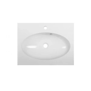 Тумба с раковиной Эстет Vegas 80 подвесная, 2 ящика, белая