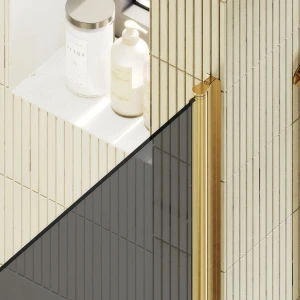 Душевая дверь в нишу Maybah Glass на монопетле 80х198 MGD-806-3 Графит