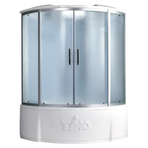 Душевая кабина Timo Standart Т-6655 Silver F 150х150х220, турецкая баня хамам