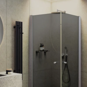 Душевой уголок Maybah Glass на монопетлях 80х80 MGY-1296-5 Графит