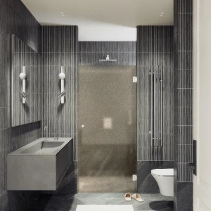 Душевая дверь в нишу Maybah Glass на петлях 70х195 MGD-516-4 Бронза матовая