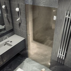 Душевая дверь в нишу Maybah Glass на петлях 70х195 MGD-516-4 Бронза матовая