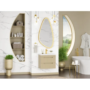 Тумба под раковину Brevita Ariana 60 подвесная (капучино)