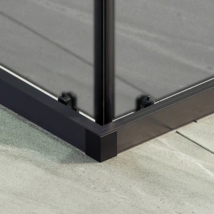 Душевой уголок Maybah Glass 90х90 MGY-1329-6 Графит матовый