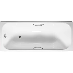Чугунная ванна Tempra Simple 160x75 квадратные ручки