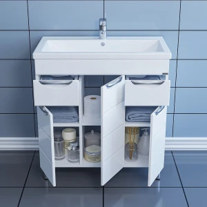 Тумба под раковину СанТа Родос 80 206015, белый