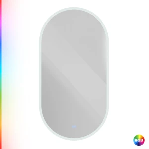 Зеркало с подсветкой и функцией памяти CEZARES 55, CZR-SPC-ELS-550-1050-RGB-TCH