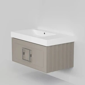 Тумба под раковину La Fenice Cubo Cappuccino 80 бежевая