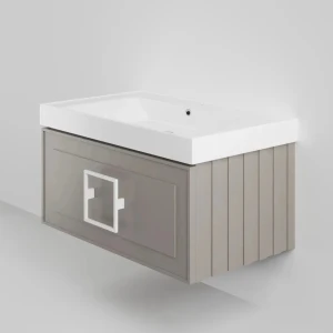 Тумба под раковину La Fenice Cubo Cappuccino 80 бежевая