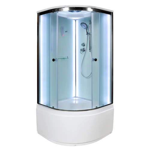 Душевая кабина DTO D 80-S 80х80 с крышей и LED подсветкой