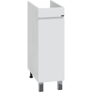 Тумба под раковину СанТа Марс 29 под стиральную машину, светлая, 1 дверь