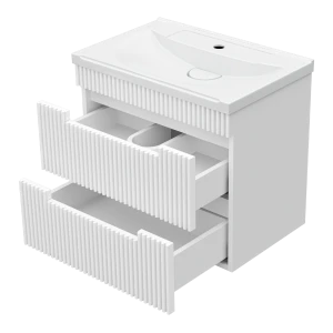 Тумба под раковину Brevita Ariana 60 подвесная (белая)