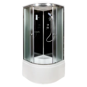 Душевая кабина AvaCan B10S black с электрикой 100x100