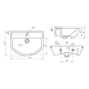 Раковина Универсал Амур 60
