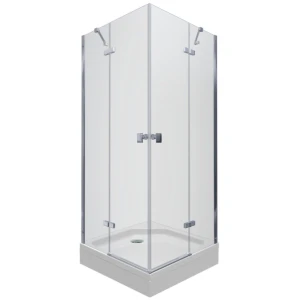 Душевой уголок Triton Дельта-Хром 90х90 стекло прозрачное