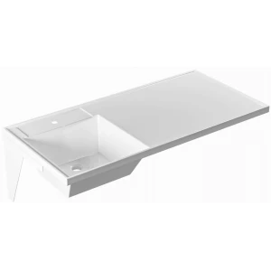 Раковина Санта Лидер 100 над стиральной машиной 900106, без кронштейнов, левая