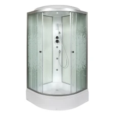 Душевая кабина DTO L 790 с гидромассажем и электрикой 90х90