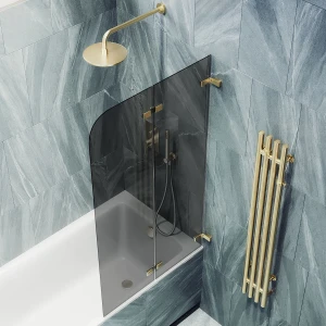 Шторка на ванну Maybah Glass складная 2 секции 51.5х140 MGV-576-3 Тонированное