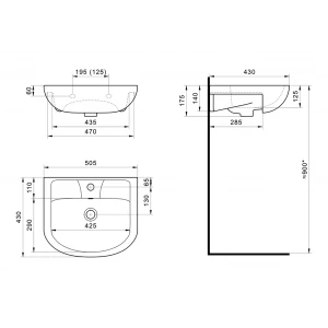 Раковина Santek Ладога 50