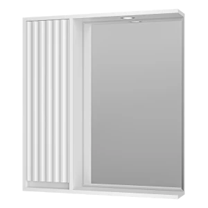 Зеркальный шкаф Brevita Balaton 75 левый (белый)