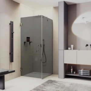 Душевой уголок Maybah Glass на петлях 100х100 MGY-1309-4 Графит