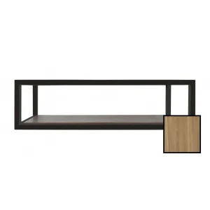 Кованая полка Эстет Malibu Luxe массив шпон дуба