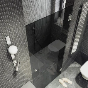 Душевая дверь в нишу Maybah Glass на петлях 70х195 MGD-517-4 Графит