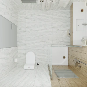 Душевой уголок Triton Форта-Хром 90х90 стекло прозрачное