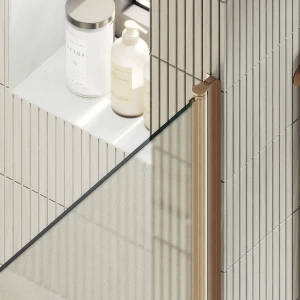 Душевая дверь в нишу Maybah Glass на монопетле 80х198 MGD-808-2 Сатин