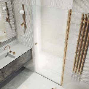 Душевая дверь в нишу Maybah Glass на монопетле 80х198 MGD-808-2 Сатин