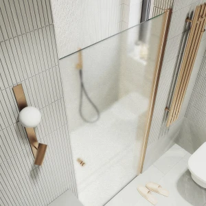 Душевая дверь в нишу Maybah Glass на монопетле 80х198 MGD-808-2 Сатин