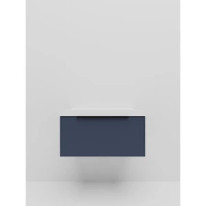 Тумба под раковину La Fenice SIMPLA Blu Grigio 80 синяя