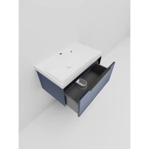 Тумба под раковину La Fenice SIMPLA Blu Grigio 80 синяя