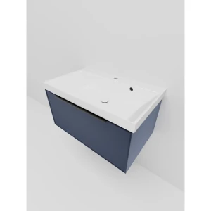 Тумба под раковину La Fenice SIMPLA Blu Grigio 80 синяя